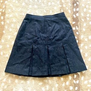 J. Crew wool pleated skirt